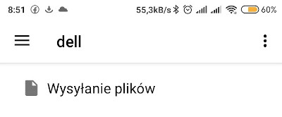 KDE Connect i wysyłanie plików